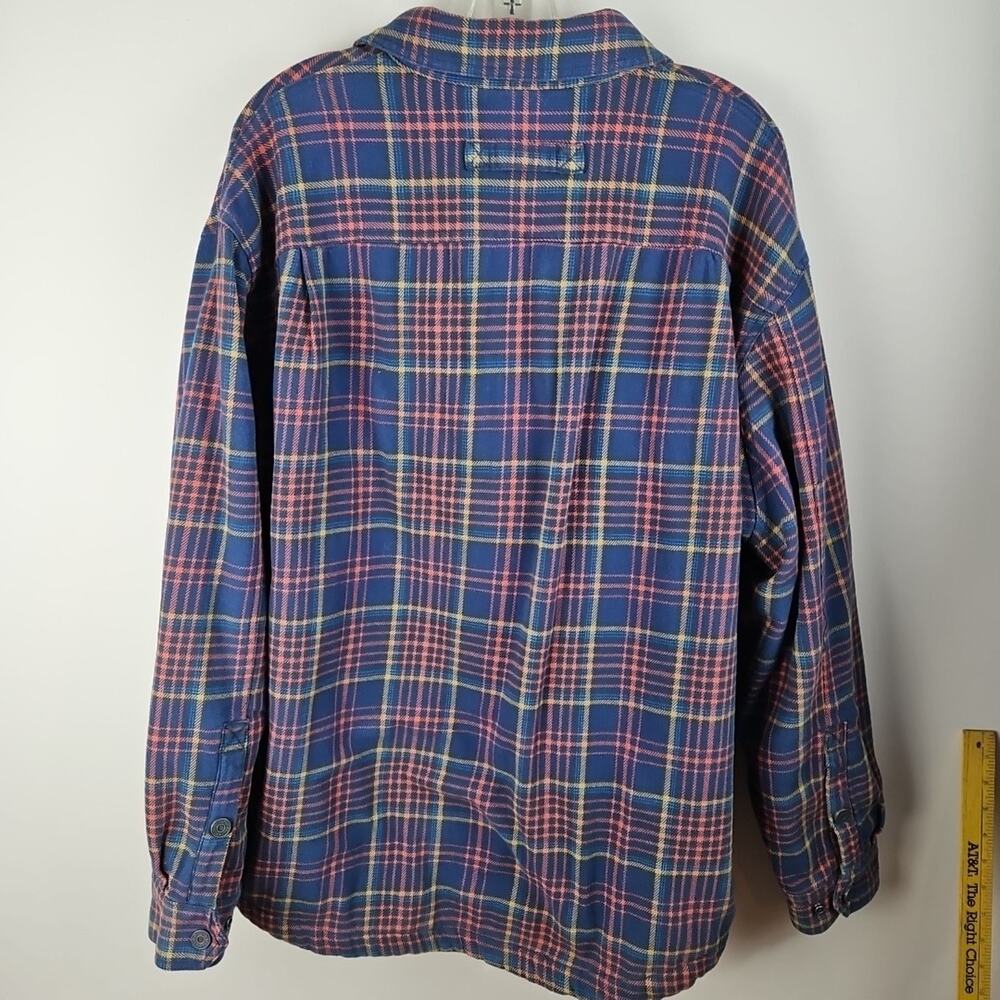 Duluth Trading Co Shacket Mens XL Flapjack Fleece-lined Relaxed Fit Shirt Jac - Picture 3 of 8